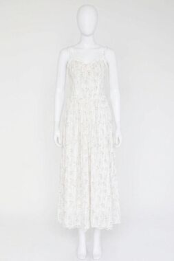 NEW KESTAN bailey maxi dress in white
